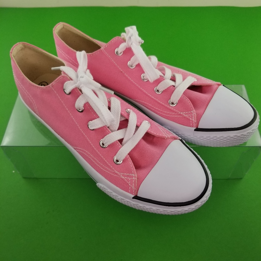 Airwalk Legacee Girls New Pink White Laceup Size 6 Shoes D10 171804 Skateboard